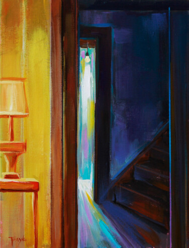 Painting titled "Room 21" by Trayko Popov, Original Artwork, Acrylic