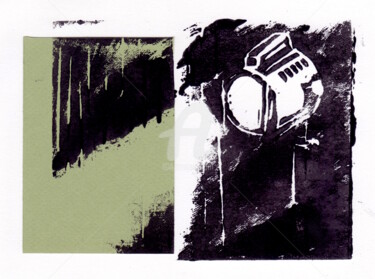 Gravures & estampes intitulée "Projecteur de scène…" par Tristan Ligen, Œuvre d'art originale