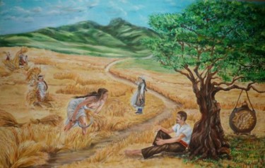 Painting titled "Ripers" by Katerina Evgenieva, Original Artwork