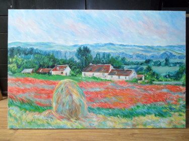 Pittura intitolato "Landscape 3" da Katerina Evgenieva, Opera d'arte originale, Olio