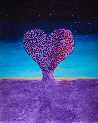 Malerei mit dem Titel "Rooted in Love" von Troy Wilson-Ripsom, Original-Kunstwerk, Acryl