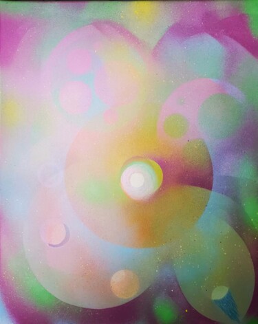 "The Colors" başlıklı Tablo Troy Wilson-Ripsom tarafından, Orijinal sanat, Sprey boya Ahşap Sedye çerçevesi üzerine monte ed…