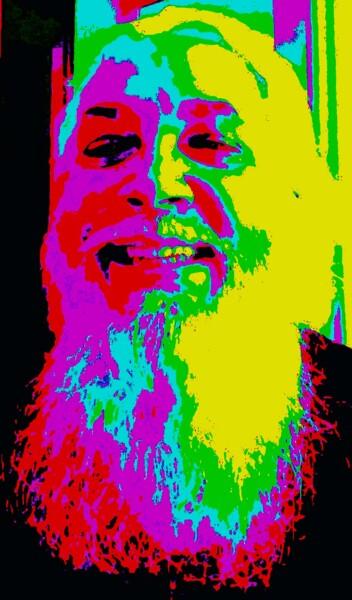Digital Arts titled "Groovy Grampa 5" by Troy Wilson-Ripsom, Original Artwork, Manipulated Photography