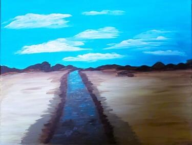 「Desert River」というタイトルのデジタルアーツ Troy Wilson-Ripsomによって, オリジナルのアートワーク, 操作する