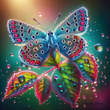 Digital Arts titled "Magical Butterfly" by Truckersrule, Original Artwork, Digital Painting