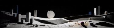 Цифровое искусство под названием "Moon 03" - Tsomi, Подлинное произведение искусства, 2D Цифровая Работа