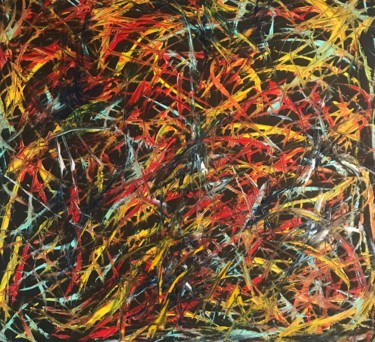 Pintura titulada "Взрыв эмоций" por Aleksandra Sheremeteva, Obra de arte original, Oleo