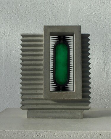 Sculpture titled "RT-05" by Tuan T. Tran, Original Artwork, Stained glass painting