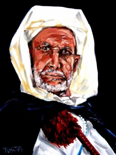 Painting titled "Maroc / Berbère" by Tudury Gallery, Original Artwork, Oil