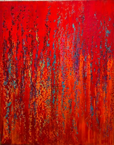 Pittura intitolato "Field of Noise/Full…" da Uday Mastenbroek, Opera d'arte originale, Acrilico