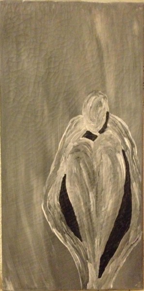 Peinture intitulée "Nuvole Blanche" par Ugo Cheron, Œuvre d'art originale, Acrylique