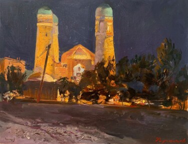 Painting titled "«Чарминар»" by Uktam Isirgapov, Original Artwork, Oil