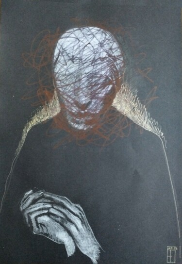 Картина под названием "каракули" - Юлия Безштанко, Подлинное произведение искусства, Маркер