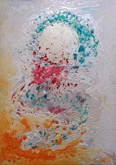 Painting titled "Любовный танец" by Iuliia Kovalchuk (Juli), Original Artwork, Oil