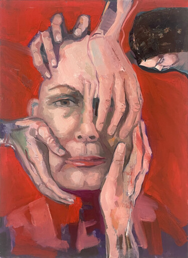 Картина под названием "Safe" - Ulrike Schmitt, Подлинное произведение искусства, Масло