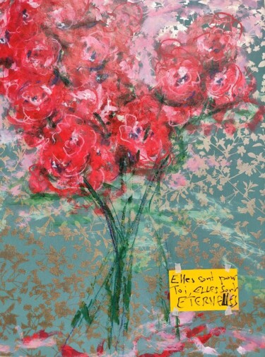 Peinture intitulée "Elles sont pour toi…" par Eric Ullrich, Œuvre d'art originale, Acrylique
