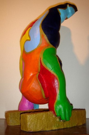 Sculpture intitulée "Les barres parallèl…" par Umo, Œuvre d'art originale, Pierre