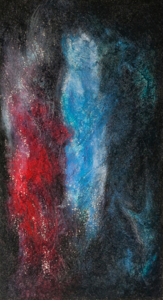 Drawing titled "Guardians" by Przemek Kret, Original Artwork, Chalk