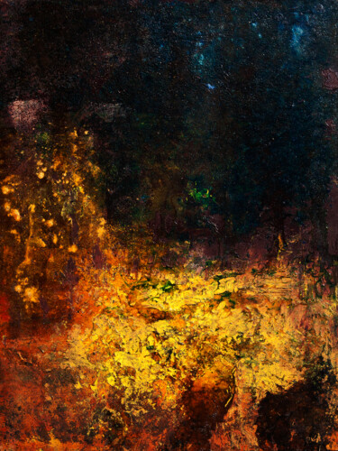 Peinture intitulée "Midsummer Night's O…" par Przemek Kret, Œuvre d'art originale, Encre