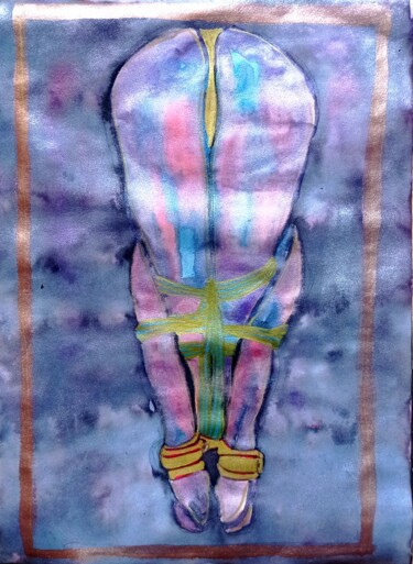 Tekening getiteld "obessed me 12" door Unikateh Bella, Origineel Kunstwerk, Aquarel