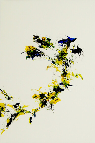 Schilderij getiteld "Spring Garden VIII" door Uriel Romero, Origineel Kunstwerk, Acryl