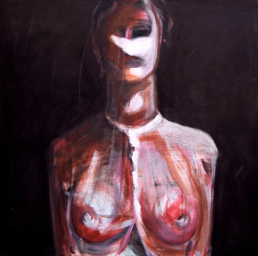 Pintura intitulada "Nude Elegance 2" por Vafa, Obras de arte originais, Acrílico