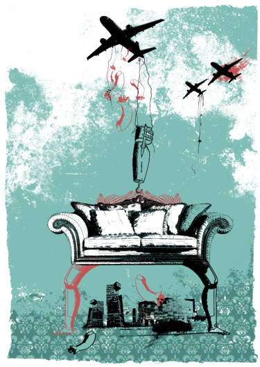 Printmaking titled "Fairy-tale after Sl…" by Vaiva Kovieraite-Trumpe, Original Artwork, Screenprinting