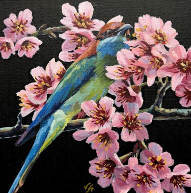 绘画 标题为“SPRING BIRD - small…” 由Alona Vakhmistrova, 原创艺术品, 丙烯