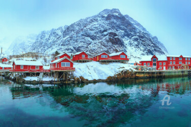 Photographie intitulée "Lofoten Islands" par Val Thoermer, Œuvre d'art originale, Photographie numérique