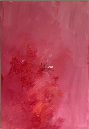 Malarstwo zatytułowany „Orange sensation” autorstwa Valentina Majer, Oryginalna praca, Akryl
