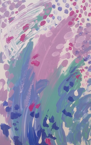Pittura intitolato "Abstract. Tendernes…" da Valentina Pushkareva, Opera d'arte originale, Acrilico