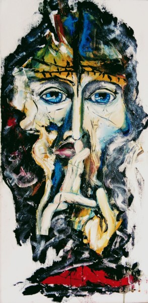 Картина под названием "Помни" - Валентина Симма, Подлинное произведение искусства, Масло