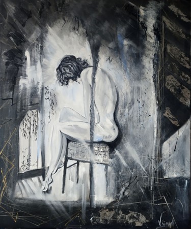 Картина под названием "Безысходность" - Валентина Симма, Подлинное произведение искусства, Масло