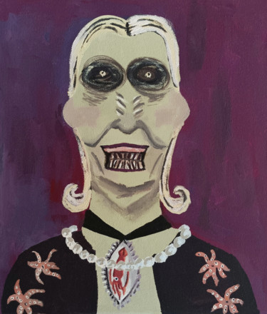 Schilderij getiteld "Smile" door Valentina Ginevra Ceraso, Origineel Kunstwerk, Acryl