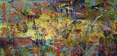 Ζωγραφική με τίτλο "Colorful abstract 2…" από Valera, Αυθεντικά έργα τέχνης, Ακρυλικό