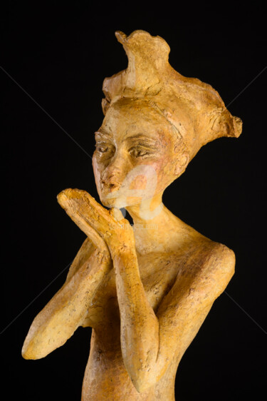 Sculpture intitulée "Sirène du Siam..." par Valerie Barrault, Œuvre d'art originale, Céramique