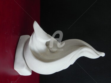 Skulptur mit dem Titel "spirale de côté" von Valerie Barrault, Original-Kunstwerk, Keramik