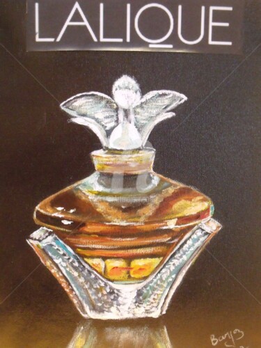 Картина под названием "Flacon Lalique" - Valérie Barrett, Подлинное произведение искусства, Акрил