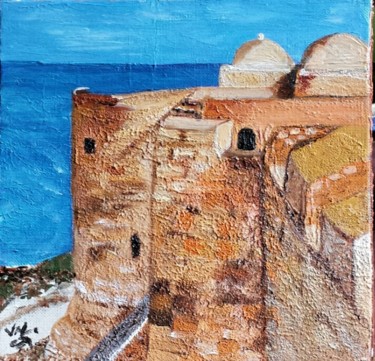 Painting titled "Le Fort Ghazi Houme…" by Valérie Perrault, Original Artwork, Acrylic