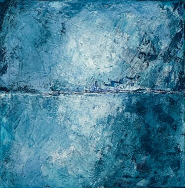 Painting titled "Blue 3" by Valérie Titinsnaider, Original Artwork, Acrylic