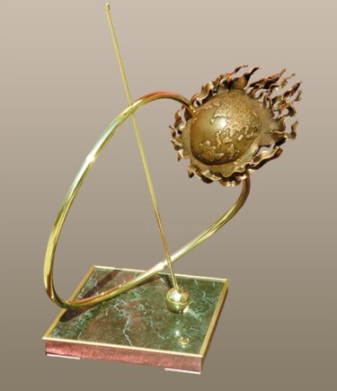 Sculpture titled ""Апокалипсис - 2"" by Valerii Okarskii, Original Artwork, Metals