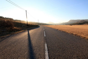 Photographie intitulée "La route." par Valery Trillaud, Œuvre d'art originale