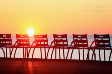 Photography titled "lever de soleil sur…" by Valery Trillaud, Original Artwork, Non Manipulated Photography