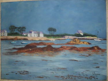 Dessin intitulée "Cote Bretonne" par Vame, Œuvre d'art originale, Autre