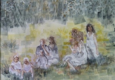 Peinture intitulée "2011-la-jeune-gener…" par Vandorpe Amdv, Œuvre d'art originale, Huile