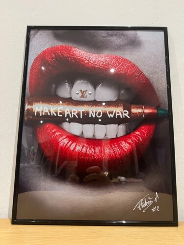 Grafika cyfrowa / sztuka generowana cyfrowo zatytułowany „Louis Vuitton no war” autorstwa Vanessa Fodera, Oryginalna praca,…