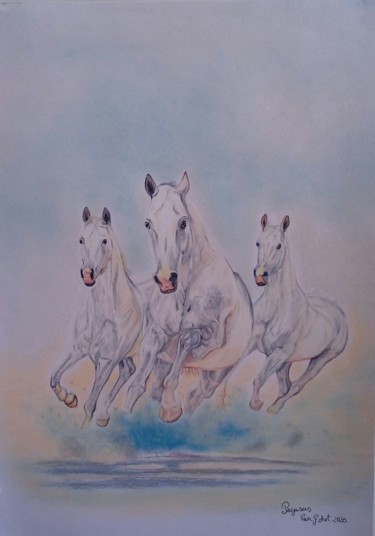 "Pegasus" başlıklı Resim Vanessa Garcia Artunedo tarafından, Orijinal sanat, Pastel