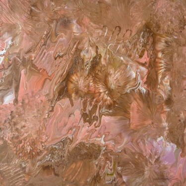 "Aurore rosée" başlıklı Tablo Vanessa Garcia tarafından, Orijinal sanat, Akrilik Ahşap Sedye çerçevesi üzerine monte edilmiş