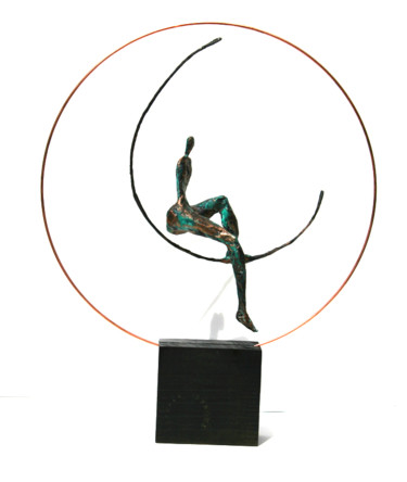 雕塑 标题为“Balançoire dans la…” 由Vanessa Renoux, 原创艺术品, 木