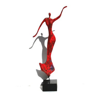 Scultura intitolato "Sculpture danseuse…" da Vanessa Renoux, Opera d'arte originale, Carta